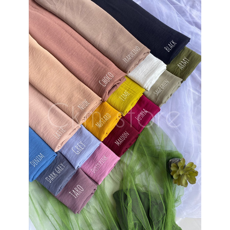 Sakura Shirt Kemeja Lebaran Crinkle Airflow Premium