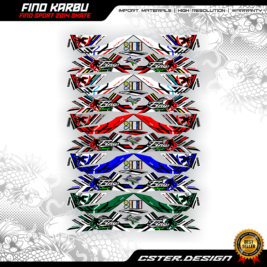 STRIPING FINO YMJET FI fino sport 2014 skate putih