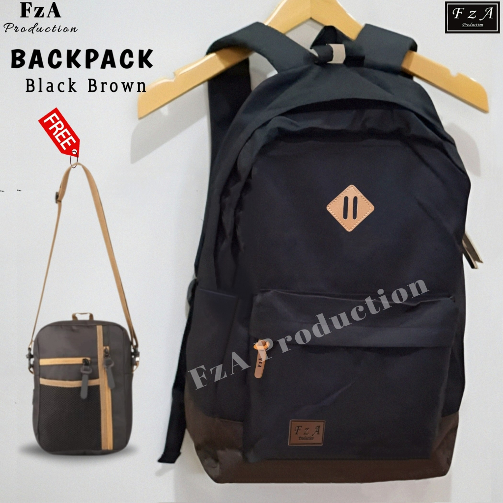 FzA Official - Tas Ransel Punggung Distro Casual Pria Wanita / Tas Ransel Laptop Backpack Original - BBRSL