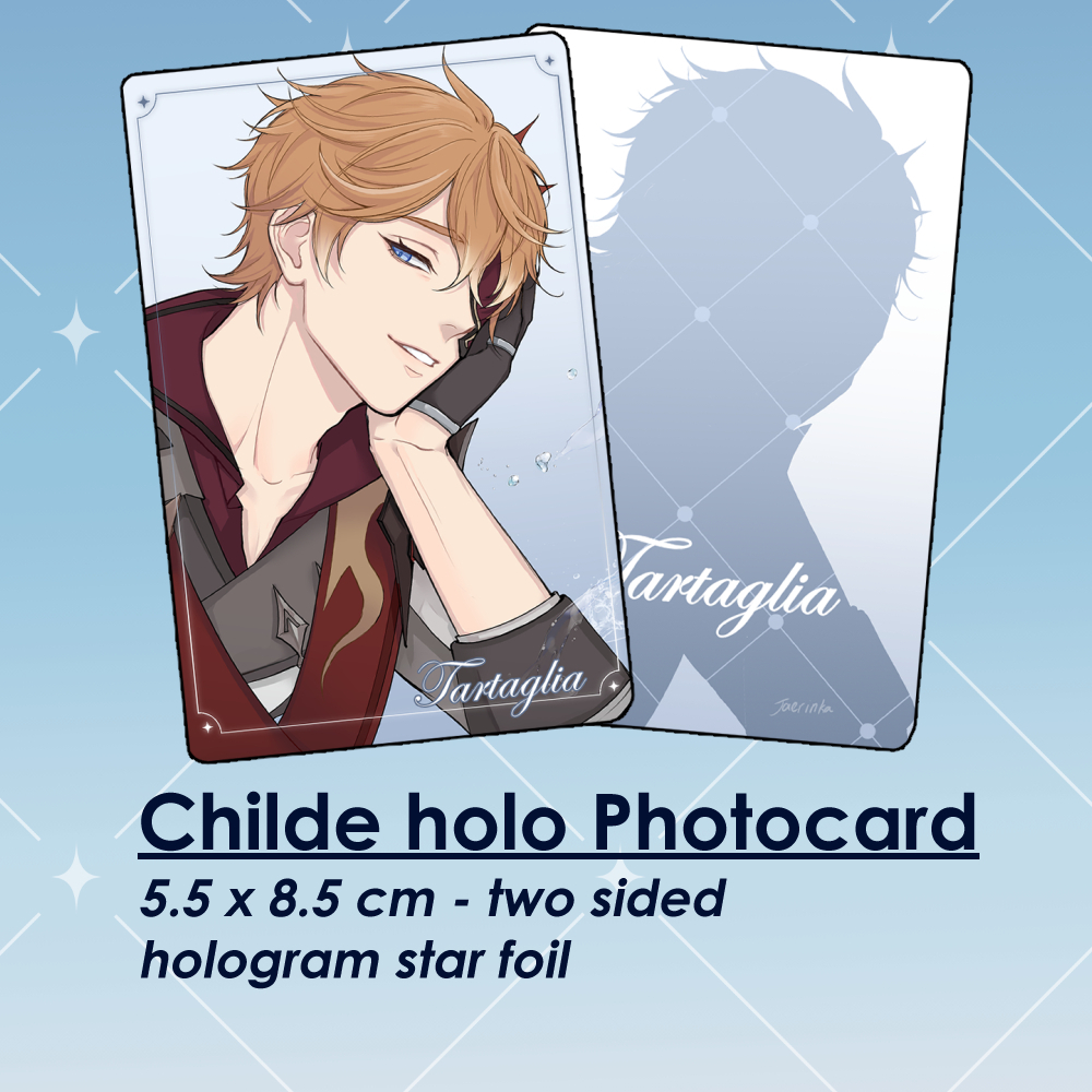 

Holo Photocard Genshin Impact Childe
