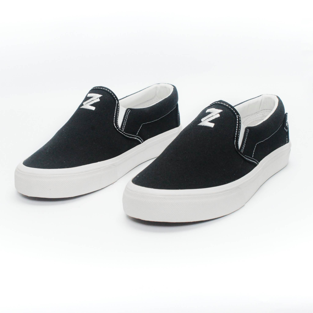 Zasaka - Sepatu Brengshake Hitam Slip On Casual Pria