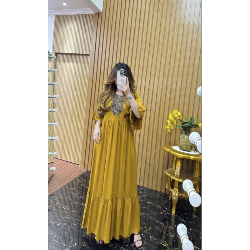 Ameera dress // Dress ameera jumbo kekinian wanita // dress wanita