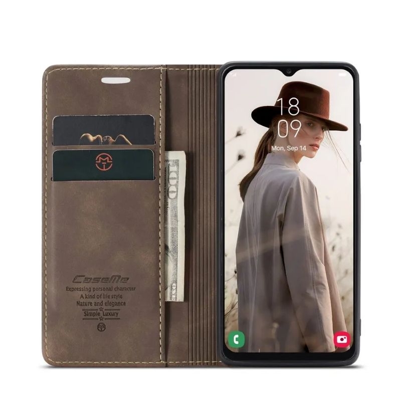 BIG PROMO SAMSUNG GALAXY A32 4G / A325F CASEME FLIP WALLET LEATHER CASE COVER SARUNG DOMPET LIPAT