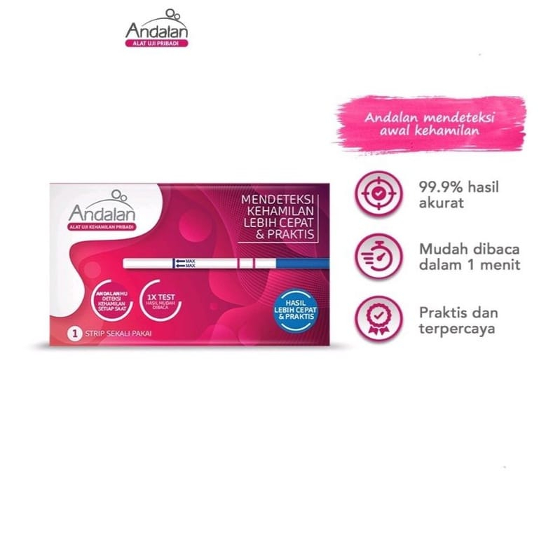 Test Pack Andalan Alat Uji Kehamilan Pregnancy Kit / Ovulation Test Kit / Test Kit / Test Pack / Pregnency Test Midstream