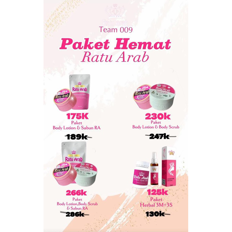 Paket Hemat Ratu Arab