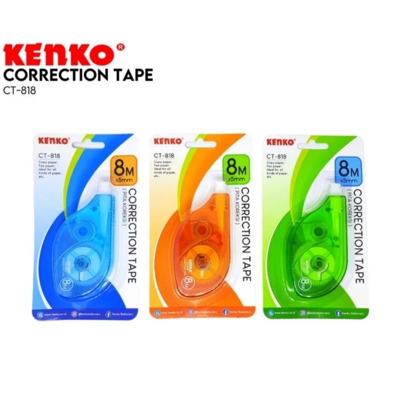 

Kenko Correction Tape Pita Koreksi Tipex CT-818