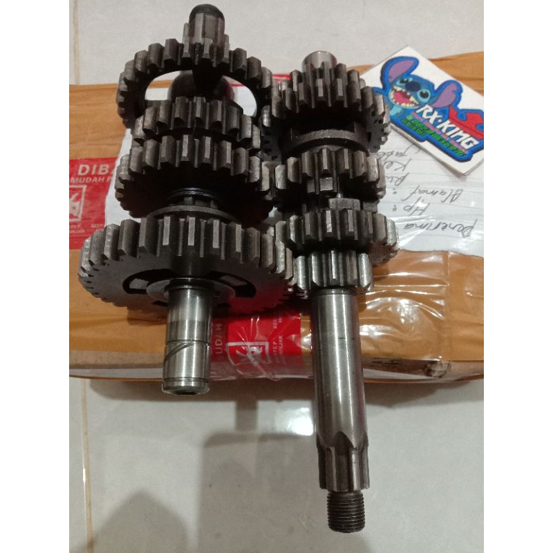 GEAR RASIO ORIGINAL RX KING TAHUN MUDA NEW GIGI RASIO PRIMER SEKUNDER RX KING