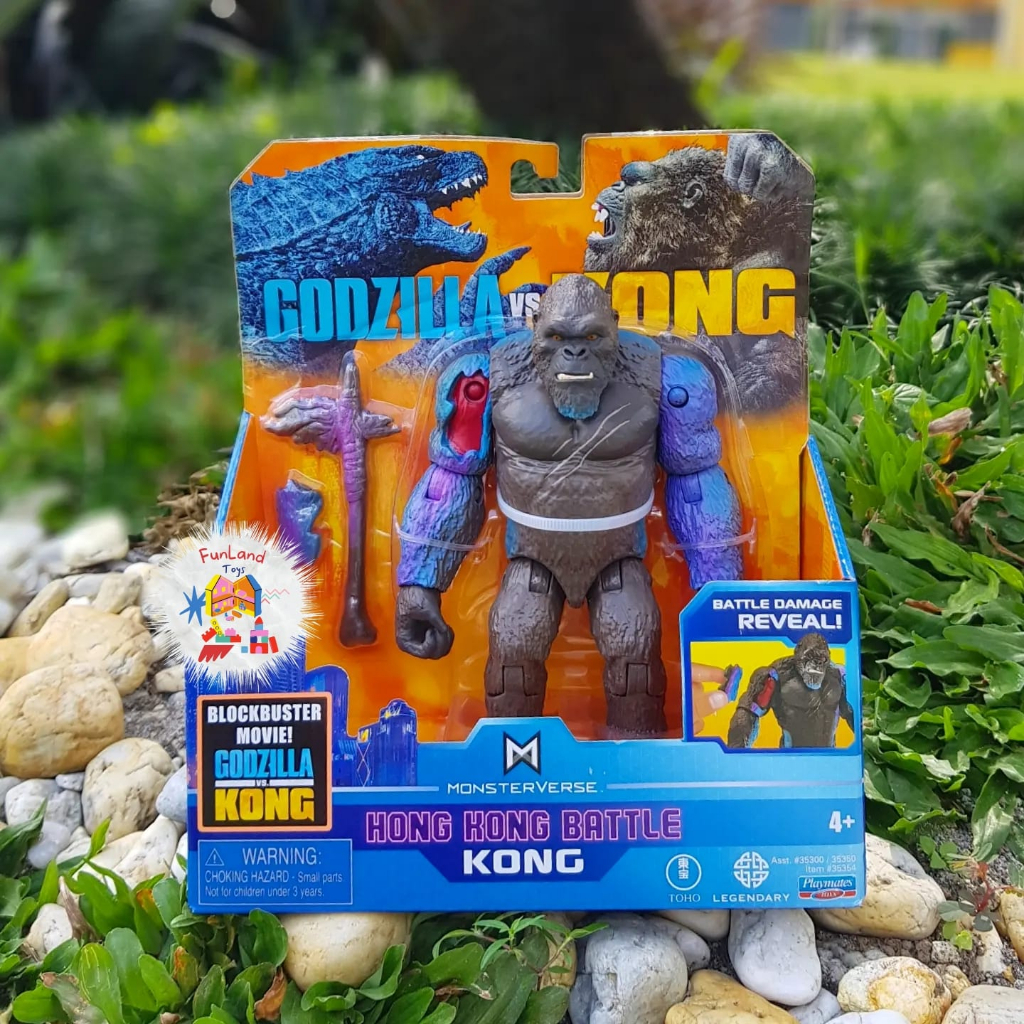 Godzilla vs Kong Action Figure - Kong Hong Kong Battle