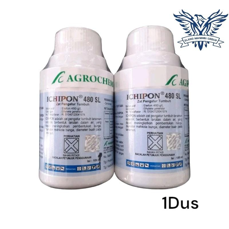 1 Dus Ichipon Original 480SL ZPT Zat Pengatur Tumbuh &amp; Pematang Buah 100 ml x 70pcs Agrochemica