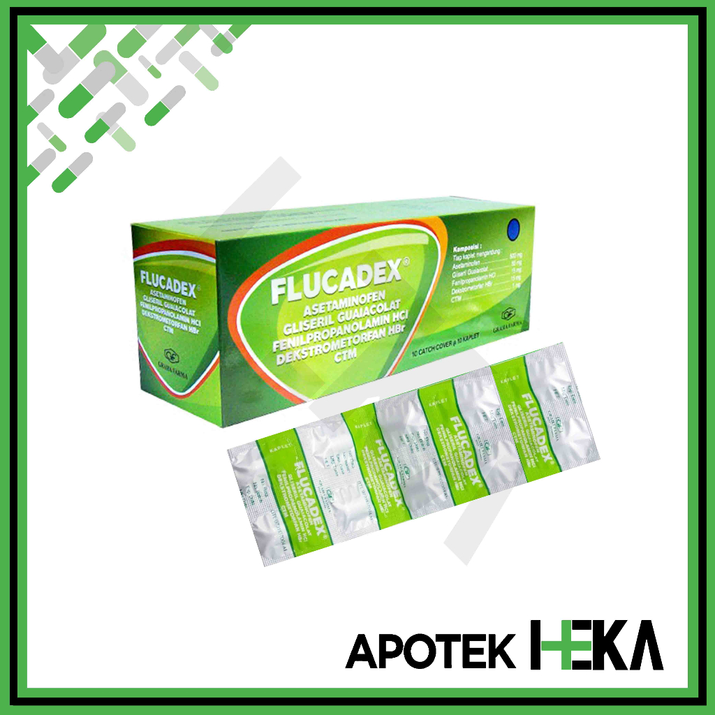 Flucadex Tablet Box isi 10x10 Tablet - Obat Batuk Flu Demam (SEMARANG)