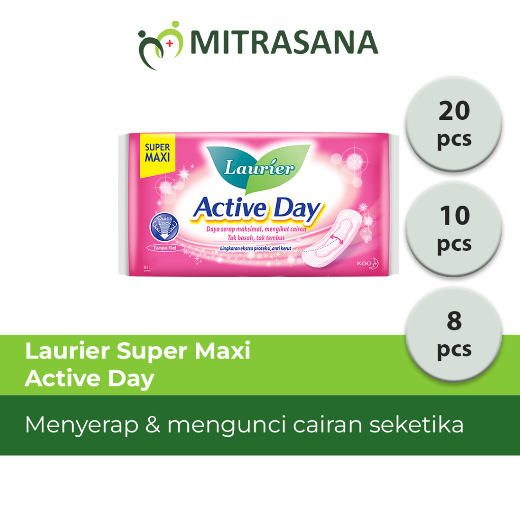 Laurier Super Maxi 8 S - Pembalut