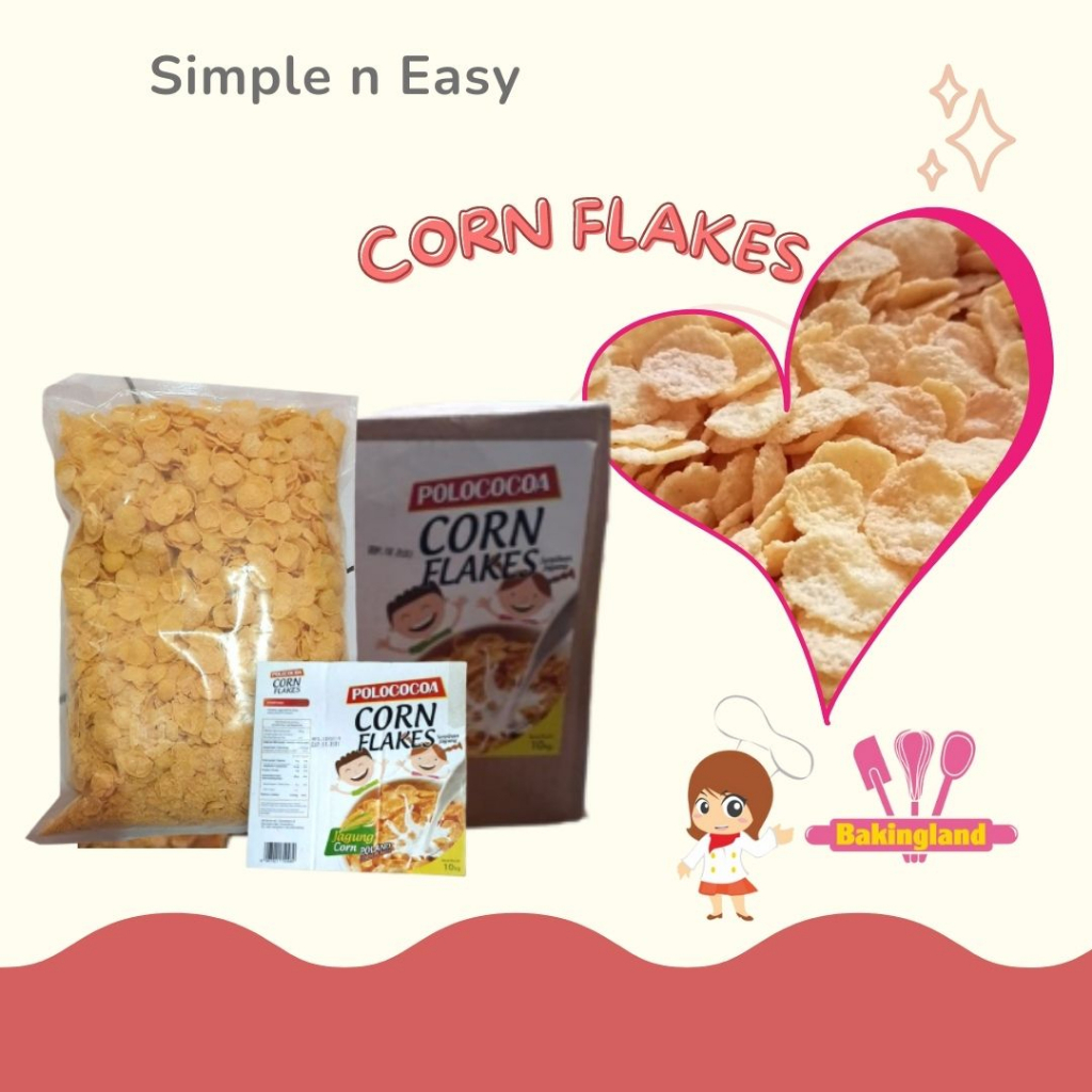 

Corn flakes kiloan cornflake bening