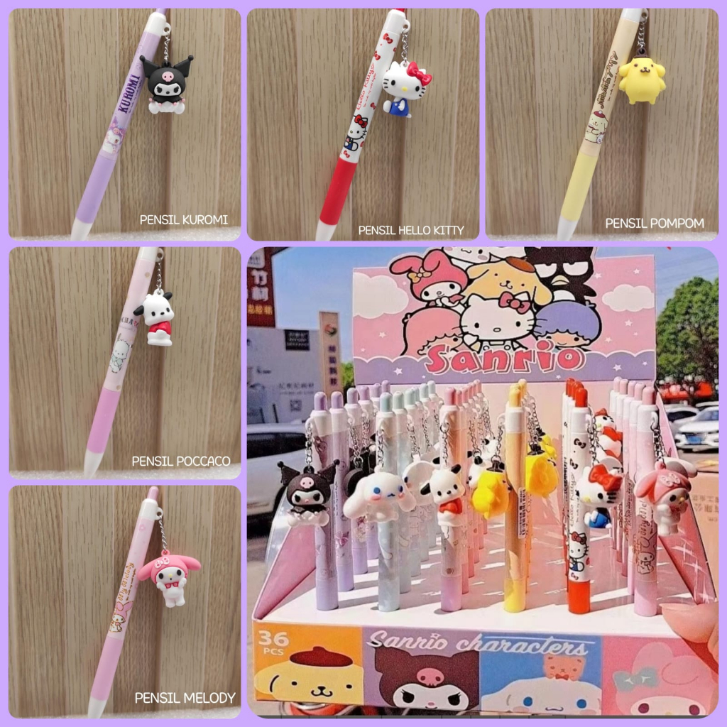 

LUCKY CAT - PENSIL MEKANIK SANRIO GANTUNG | PENSIL MEKANIK LUCU | PENSIL CETEK | ALAT TULIS SEKOLAH | PENSIL UNIK | PENSIL KUROMI | HELLO KITTY | PENSIL VIRAL | MURAH | ALAT TULIS