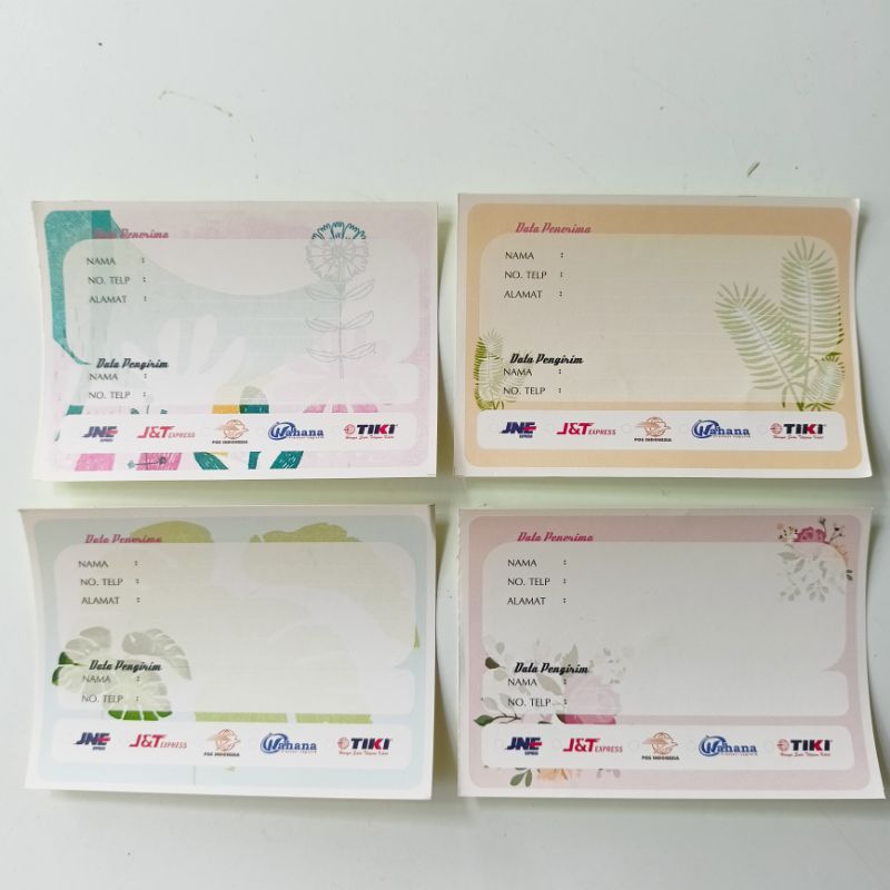 

LABEL PENGIRIMAN PAKET OLSHOP HARGA MURAH MERIAH