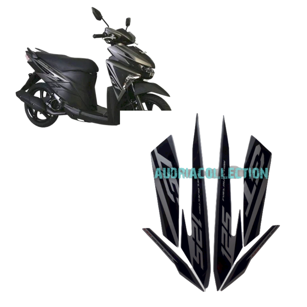 Stiker Striping Motor Yamaha Mio Soul GT 125 2016 Darkgrey