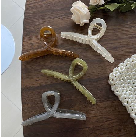 JEPIT RAMBUT JEDAI BAHAN PLASTIK GLOSSY WARNA PASTEL UNTUK WANITA JEDAI JUMBO JEPIT ALA KOREA PANJANG