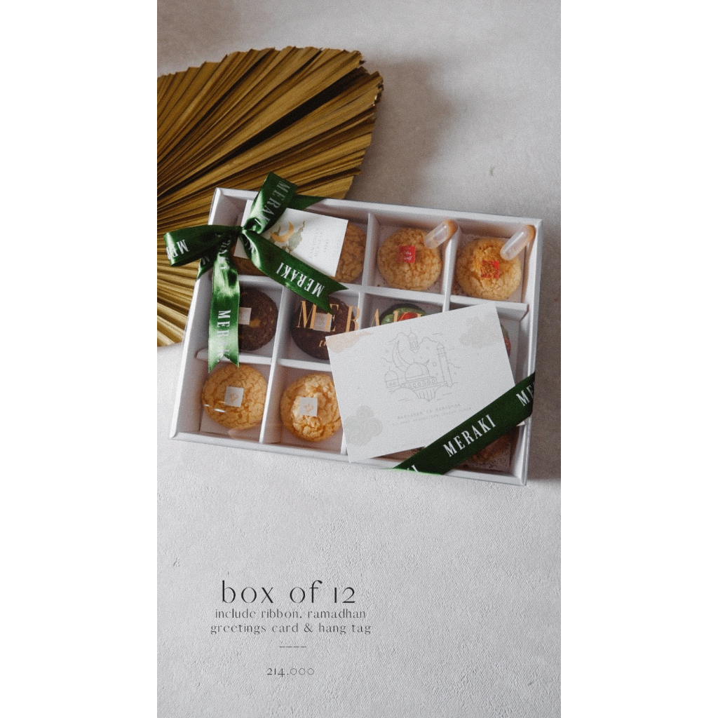 

BOX OF 12 - LEBARAN HAMPERS - CHOUX AU CRAQUELIN - RAMADAN