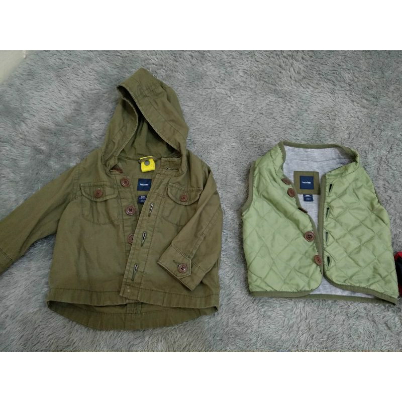 jaket parka army jaket baby GAP