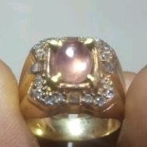 Natural Pink Safir Sapphire Asli Alam Mulus Full Luster Kilab Mantab Berkwalitas Koleksi Batu Mulia 