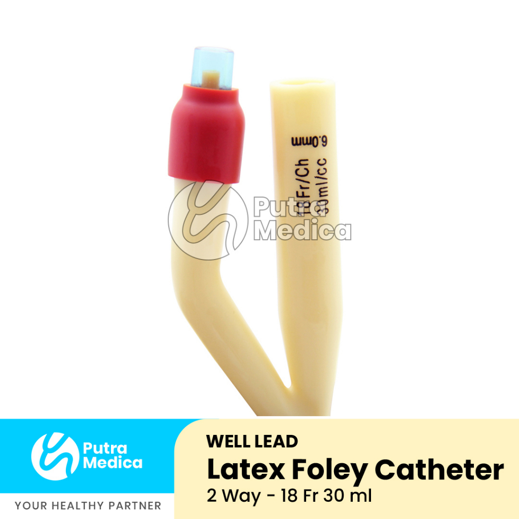 Well Lead Folley Catheter Silicone Coated 2 Way - 1 Pc / Foley Kateter