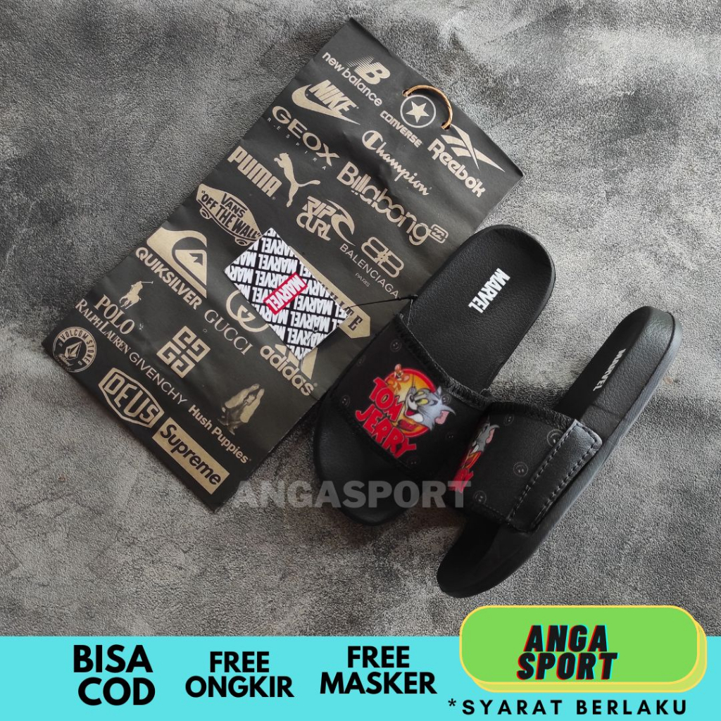 SANDAL ANAK SLOP VANS LAKI LAKI MOTIF TOM AND JERRY BEST SELLER / SENDAL SLIDE KIDS PEREMPUAN DISTRO KEKINIAN / SANDAL SELOP KEREN / SENDAL CASUAL ANAK UNISEX TERLARIS