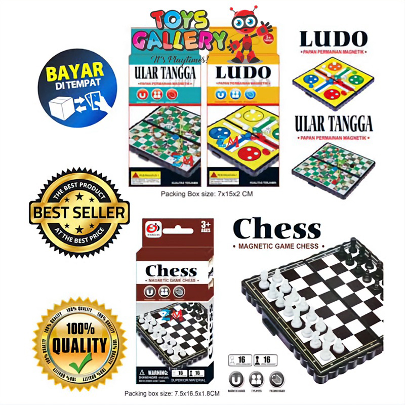 MAINAN ULAR TANGGA MAGNET / LUDO MAGNET / SNACK LADDERS