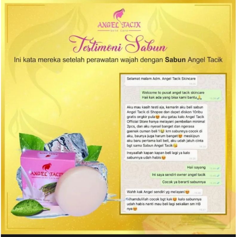 SABUN ANGEL TACIK WHITENING ORIGINAL BPOM