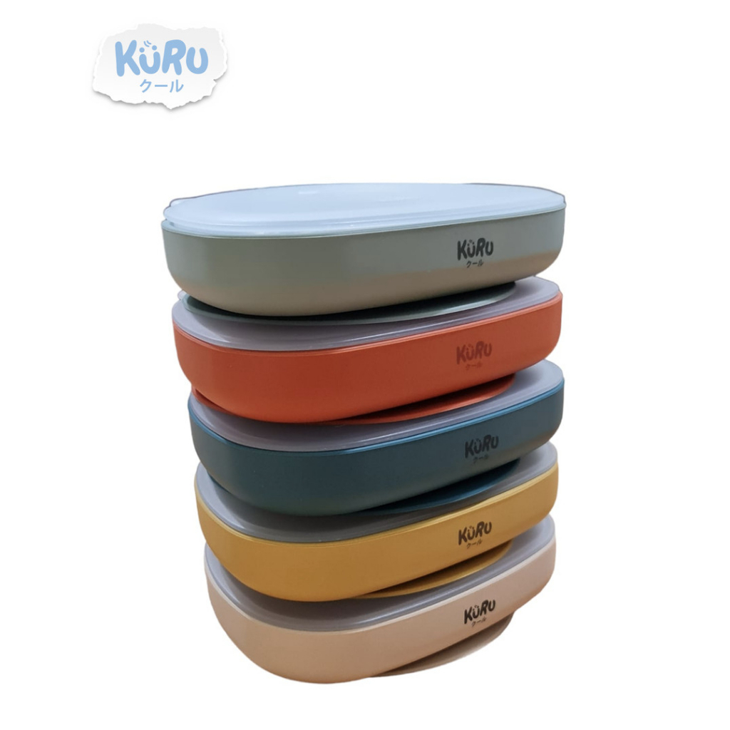 KURU SP20 Baby Silicone Suction Plate Set  | Piring Makan Bayi mbs