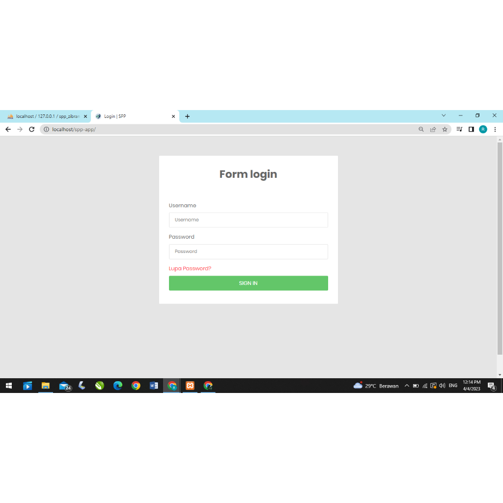 Source Code Program Aplikasi Pembayaran SPP Sekolah Berbasis Website