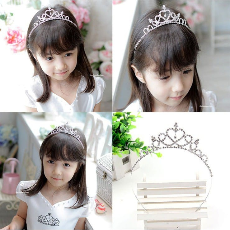 POKY - D6109 Bandana Mahkota / Bando Anak / Wanita Korea Fashion / Bando Mahkota F5140 / Bando Princess