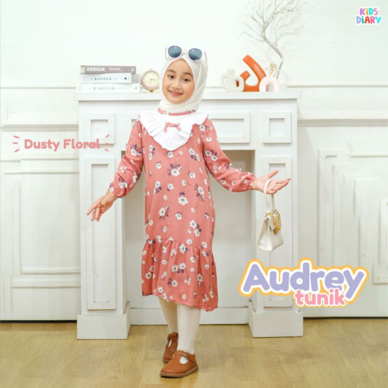 Baju Tunik Anak Baju Gamis Lebaran Audrey Tunik