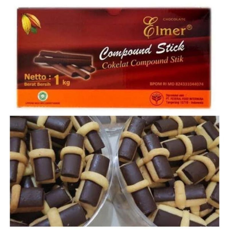 Elmer Chocolate Stick 1 kg Colatta Stick 1.2 kg Choco Cokelat Stick Coklat Cokelat Stik Bahan Kue Ma