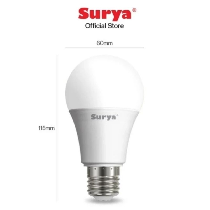 SURYA Lampu LED Bulb VEGA 7 Watt Cahaya Putih (GARANSI 1 Tahun)