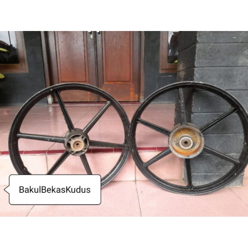Velg Set Depan Belakang Suzuki Shogun Dan Smash PNP Suzuki Tornado Palang 6 Copotan Motor
