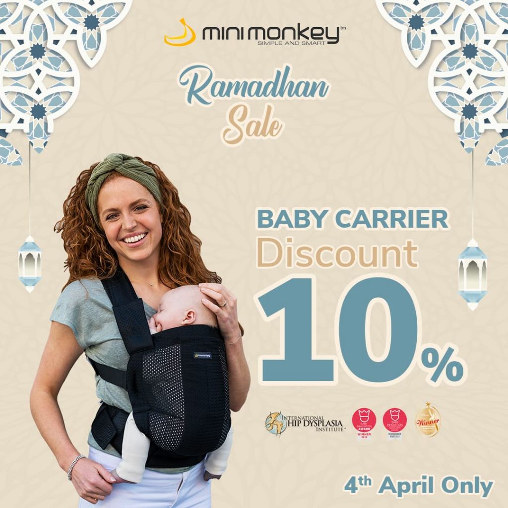 Minimonkey Mini Sling Gendongan Bayi Anak Traveling