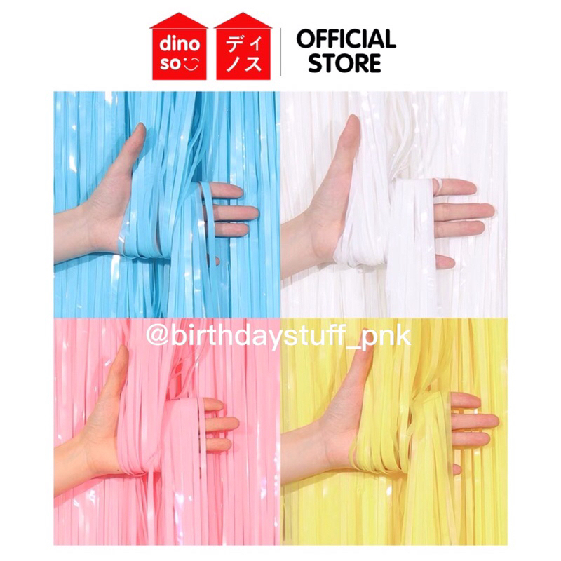Tirai Foil Curtain / Foil Door Party / Tirai Foil Birthday / Rain Foil / Tirai Foil Pastel