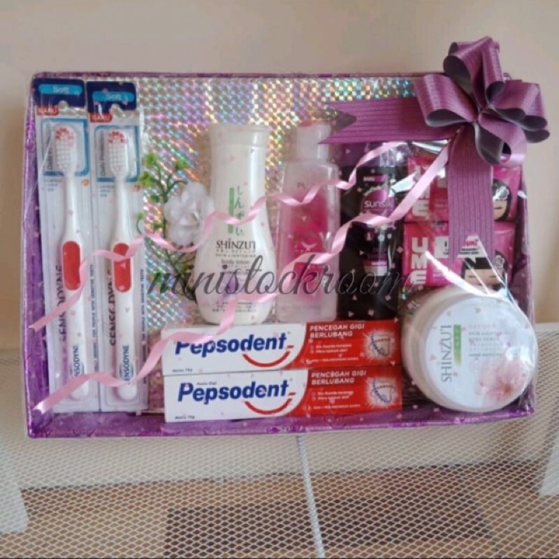 Paket Seserahan nikah/Hantaran nikah perlengkapan mandi
