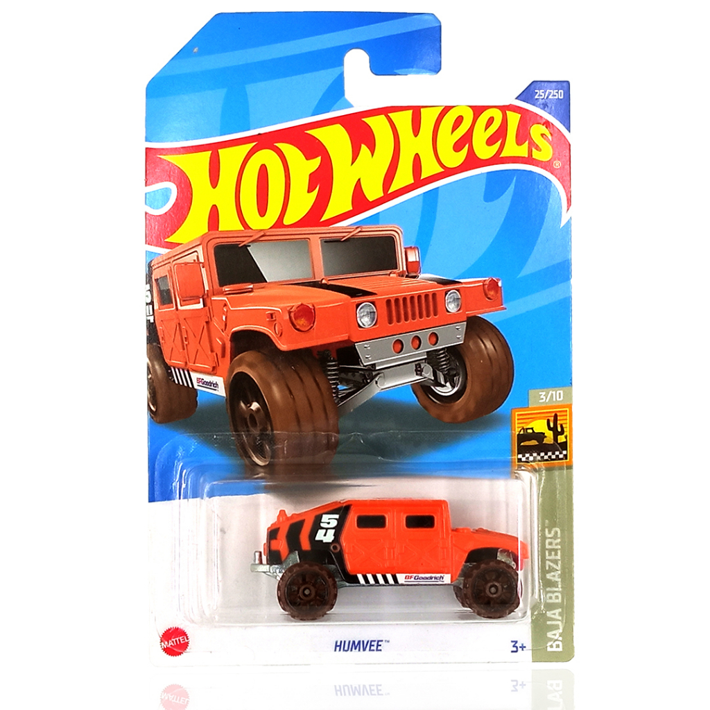 Hot Wheels Humvee Orange HW Baja Blazers Mobil Hotwheels