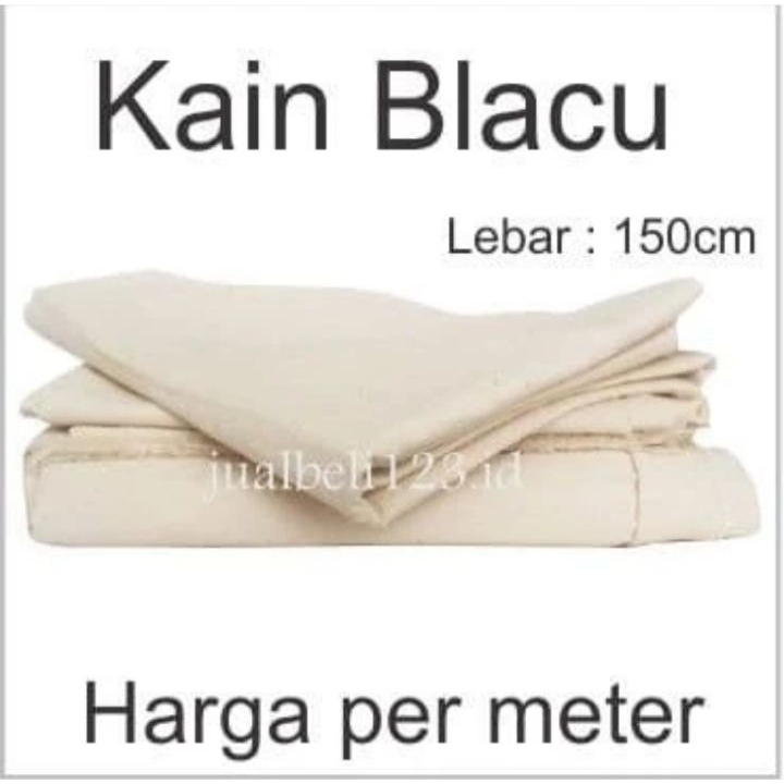 Kain Blacu meteran Kain Lukis Kain Sulam Waxing kain kanvas