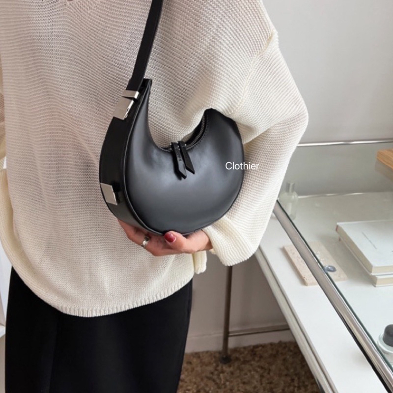 CLOTHIER | Selene Crescent Bag - Tas Bahu Shoulder Bag Trendy Korean
