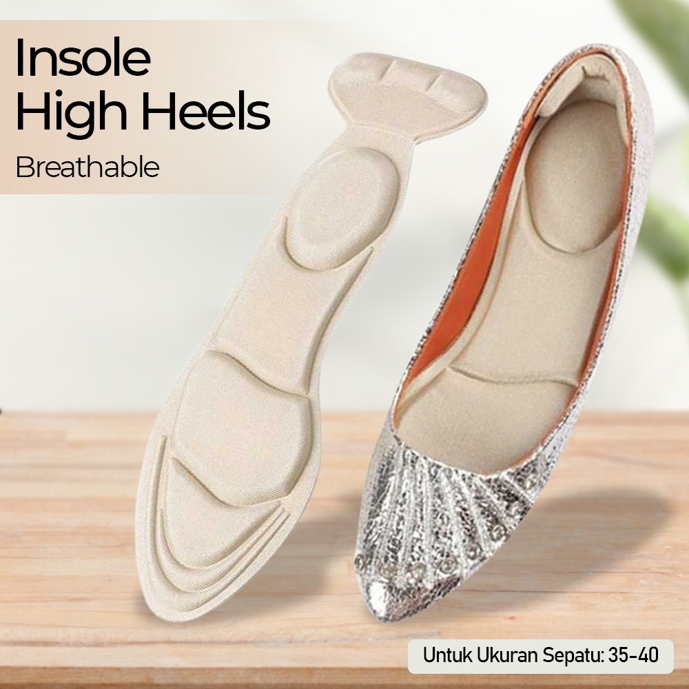 Swokii Insole Alas Kaki Wanita High Heels Breathable 1 Pair - 169D - No Color