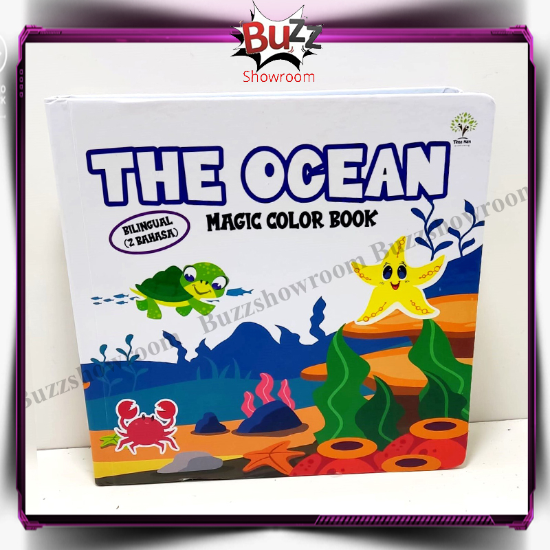 The Ocean Magic Color Book Buku Cerita Anak Balita Belajar Warna Bayi