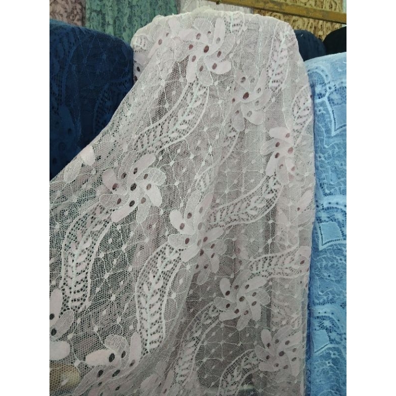 bahan kain brukat katun garment