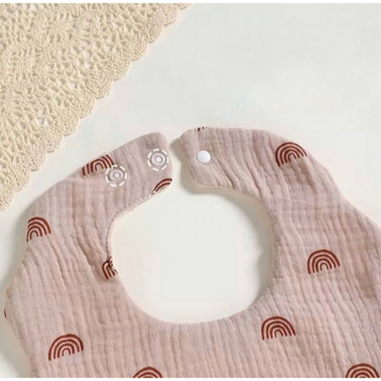 Korean Lena Cloth Bib - Celemek Kain Anak Bayi Baby Slabber Bib Bibs Sluber Slaber Slubber Slabber Anak Bayi Baby Bip Baby Makan Celemek Lucu