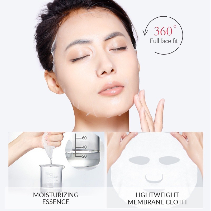 Masker BioAQUA 10x The Effect Whitening / Anti aging