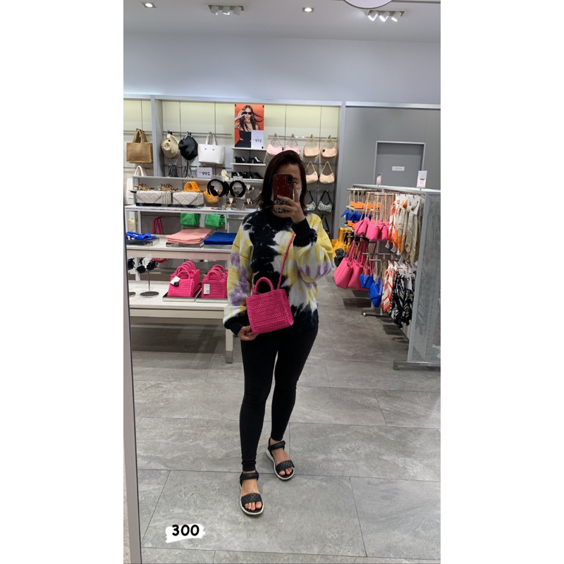 tas sling bag tas anyaman HnM original