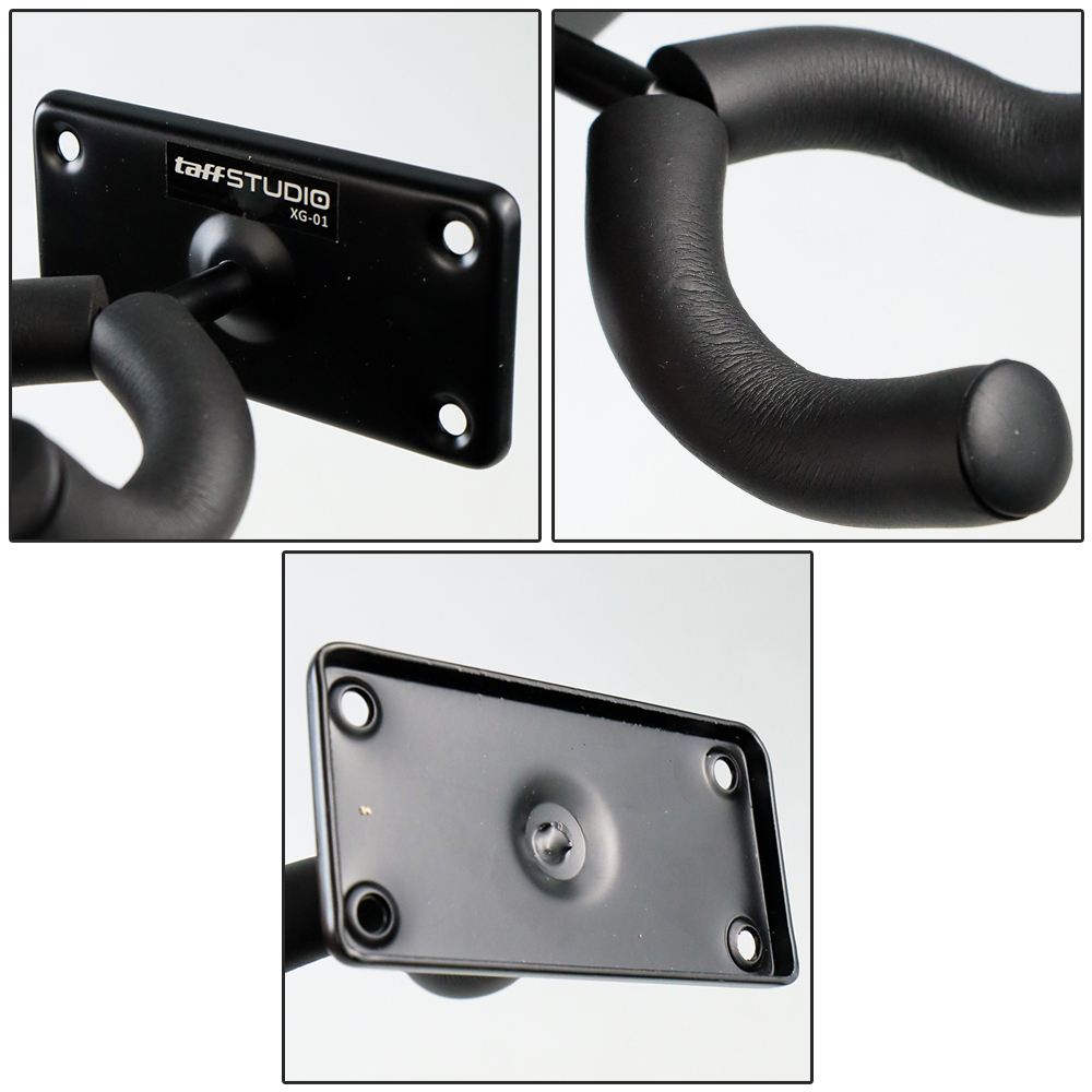 TaffSTUDIO Bracket Gantungan Dinding Gitar - XG-01 - Black