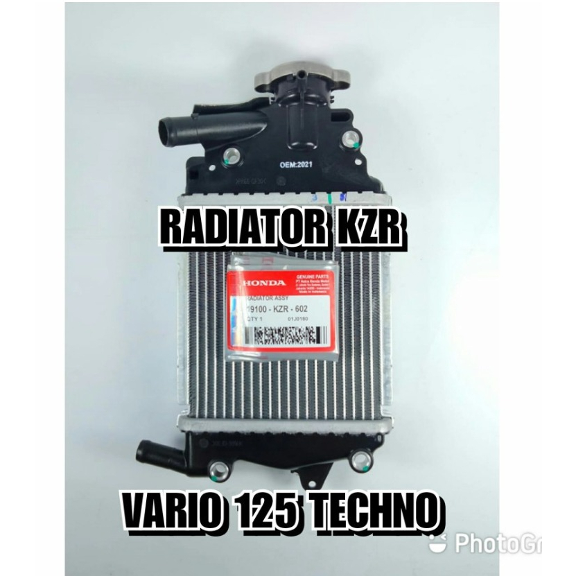 Radiator KZR HONDA VARIO 125 TECHNO VARIO 150 HONDA assy coolant set kualitas ori asli