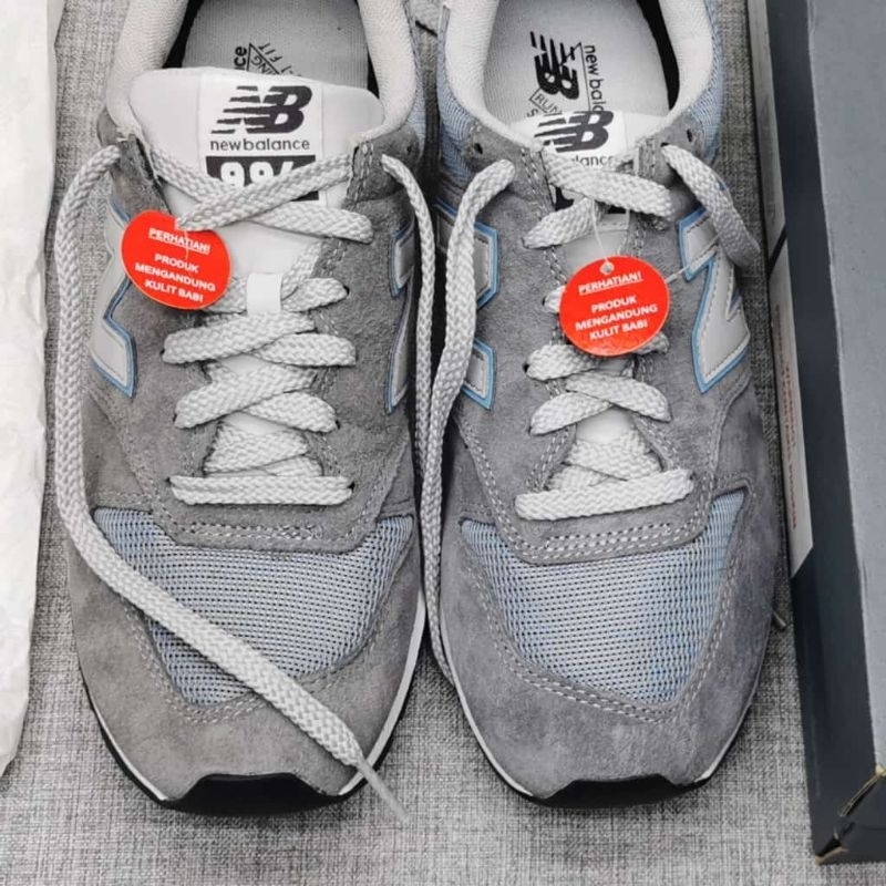 Sepatu New Balance 996 V2 Grey Steel Blue