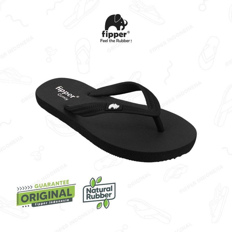 FIPPER COMFY BLACK / BLACK